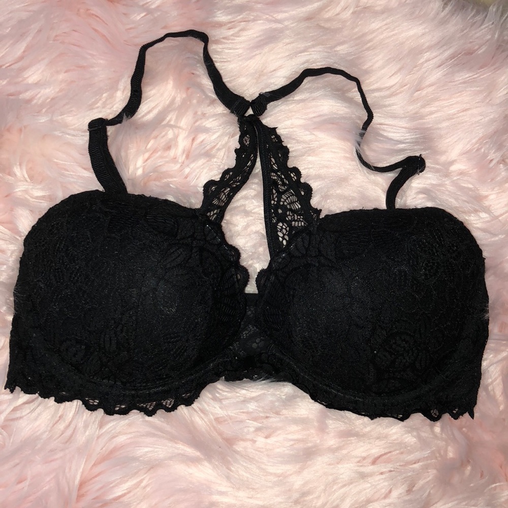 PINK! Racer back lace push up